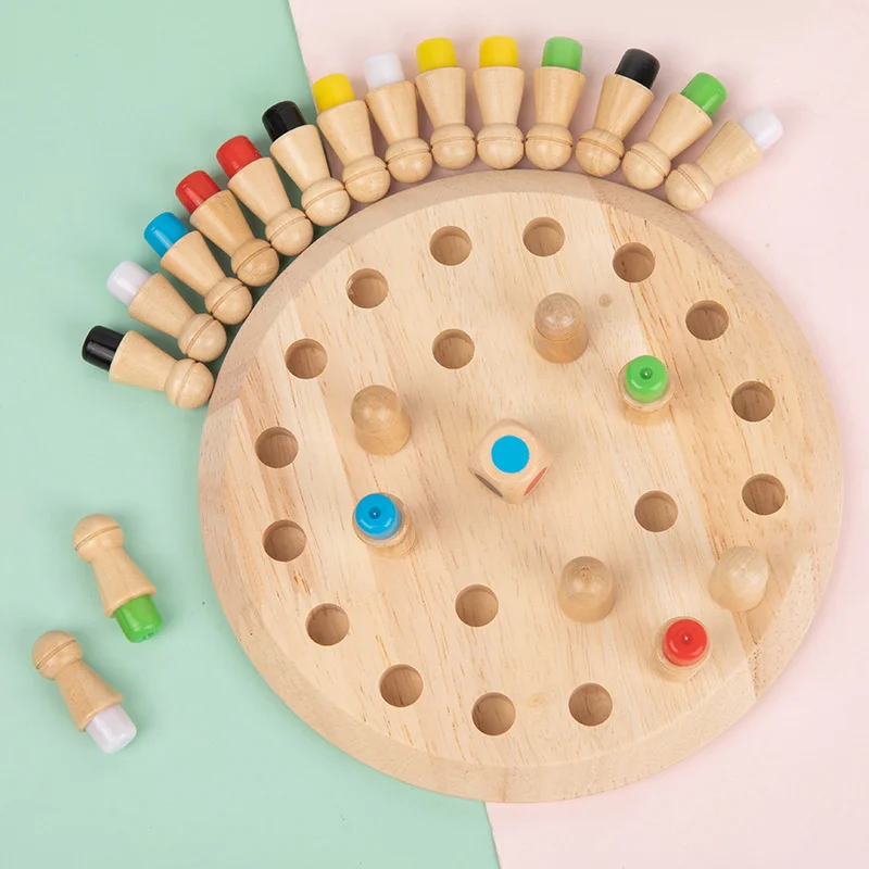 Kids Wooden Memory Match Stick Chess Fun Color Game Board Puzzles Cognitive Educational Toy For Children Ability Learning Toys
Kids Wooden Memory Match Stick Chess Fun Color Game Board Puzzles Cognitive Educational Toy For Children Ability Learning Toys