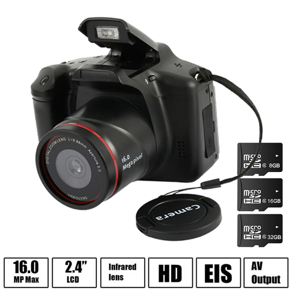 Digital Camera HD 1080P DSLR Camera 16x Zoom 12MP Photography Vlogging Video Record 2.4 Inch Screen Camera for Birthday Gift
Digital Camera HD 1080P DSLR Camera 16x Zoom 12MP Photography Vlogging Video Record 2.4 Inch Screen Camera for Birthday Gift