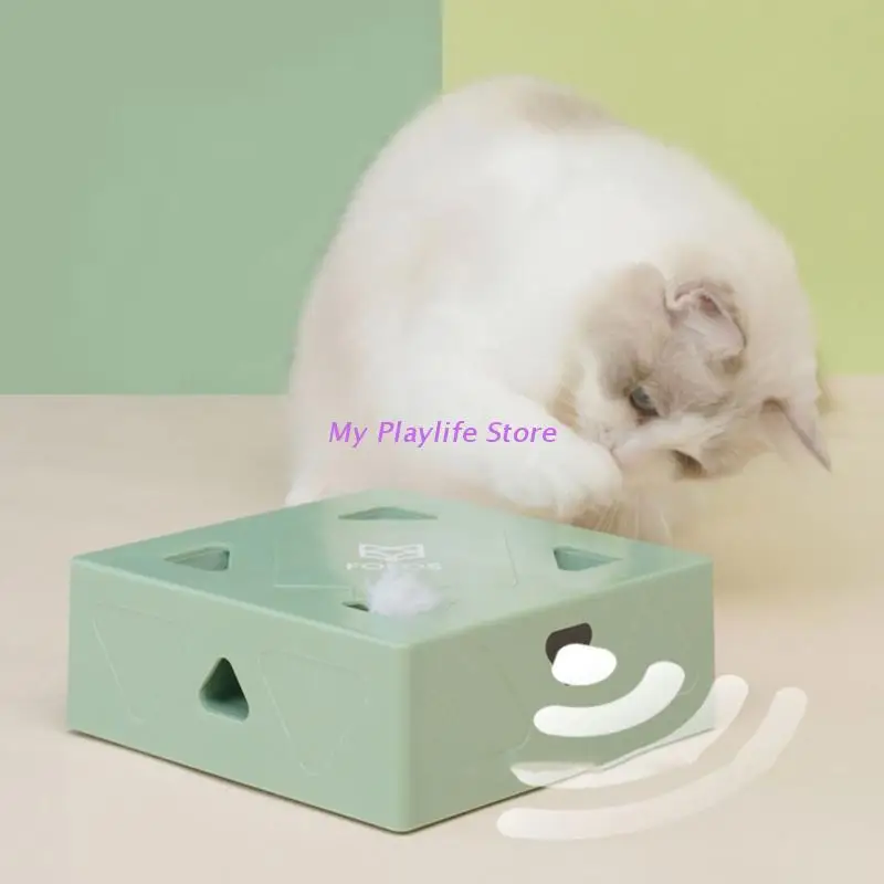 Interactive Feather Toy for Indoor Cats Electronic Automatic Kitten Toys for cat to Play Alone Exercise USB Charging
Interactive Feather Toy for Indoor Cats Electronic Automatic Kitten Toys for cat to Play Alone Exercise USB Charging