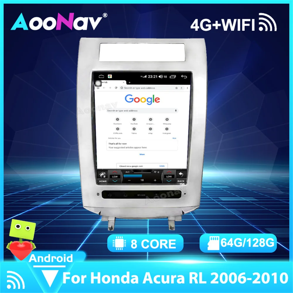 128G For Honda Acura RL 2006-2010 Android 10.0 System Stereo Receiver Car Radio GPS Navigation Audio Multimedia Player Head Unit
128G For Honda Acura RL 2006-2010 Android 10.0 System Stereo Receiver Car Radio GPS Navigation Audio Multimedia Player Head Unit