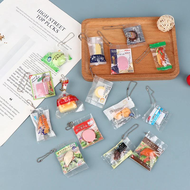 1PC Doll house simulation food toy pendant creative backpack pendant random delivery 
1PC Doll house simulation food toy pendant creative backpack pendant random delivery