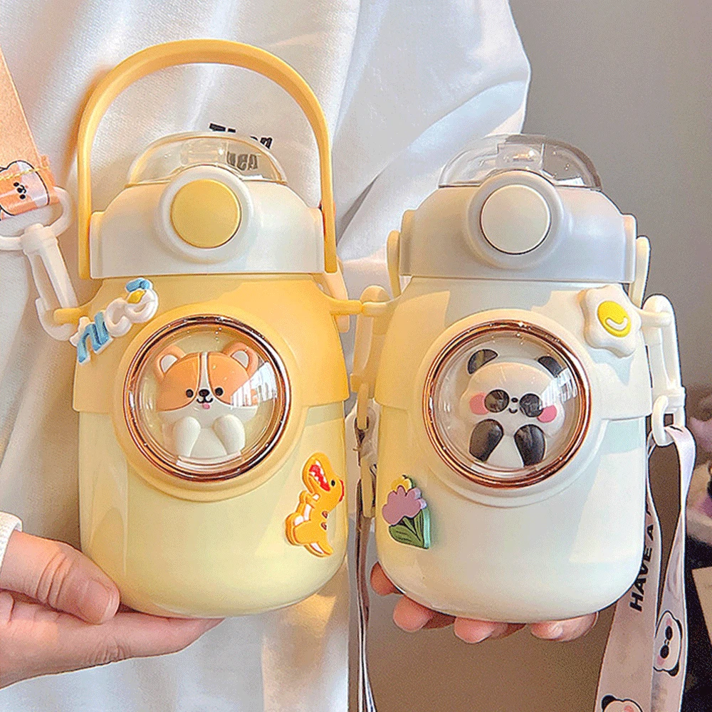 700ml Large Capacity Cartoon Summer Girl water bottle Cute Kids Water Bottle with Straw Sports Student Cup For Children
700ml Large Capacity Cartoon Summer Girl water bottle Cute Kids Water Bottle with Straw Sports Student Cup For Children
