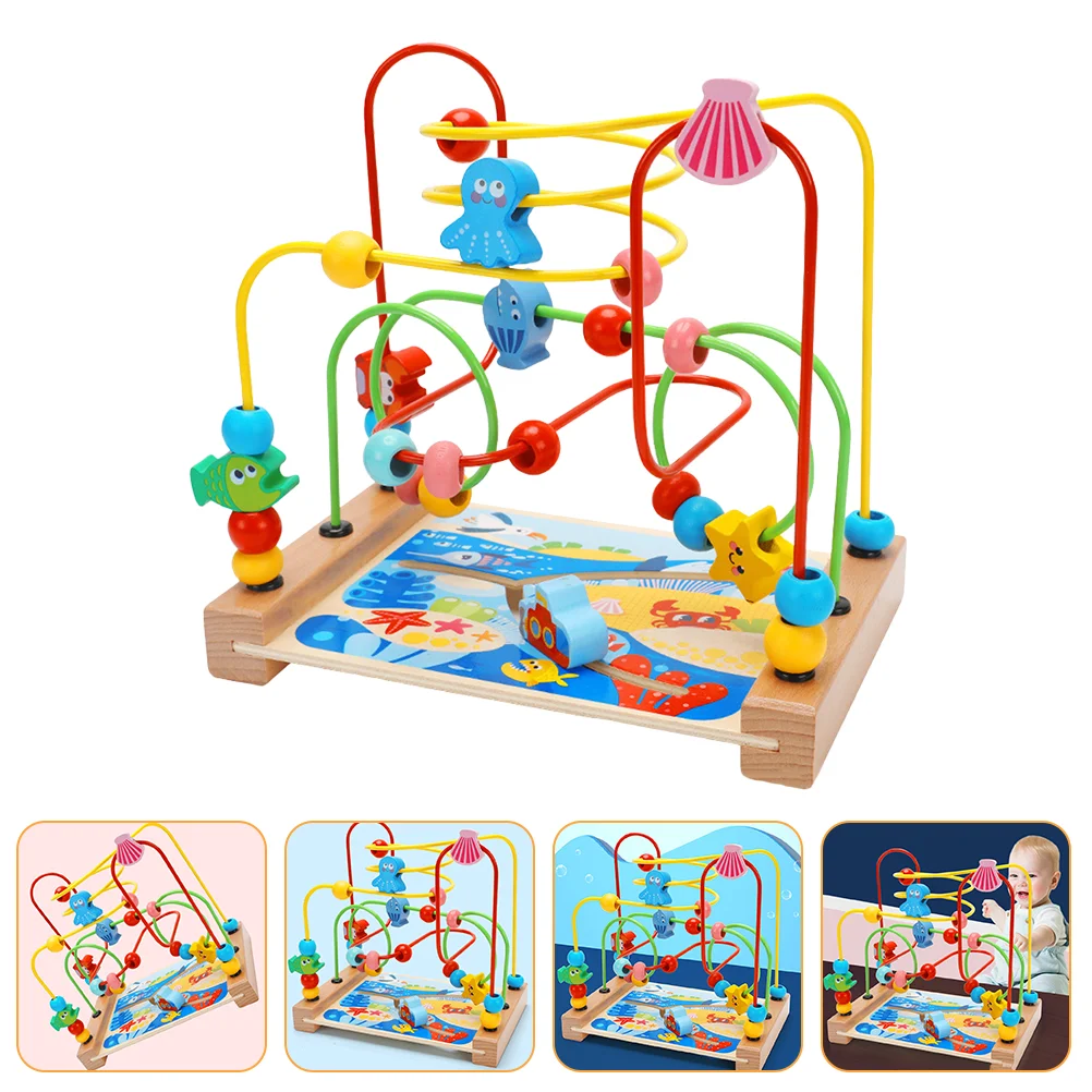 Wooden Bead Maze Roller Coaster Game Cubes Under World Preschool Educational Birthday Gifts for Kids Boys
Wooden Bead Maze Roller Coaster Game Cubes Under World Preschool Educational Birthday Gifts for Kids Boys