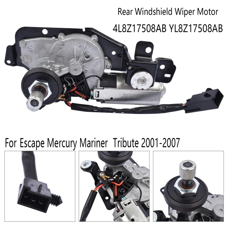 Двигатель стеклоочистителя 4L8Z17508AB YL8Z17508AB для заднего стекла Ford Escape Mercury Mariner Mazda Tribute 2001-2007
Двигатель стеклоочистителя 4L8Z17508AB YL8Z17508AB для заднего стекла Ford Escape Mercury Mariner Mazda Tribute 2001-2007