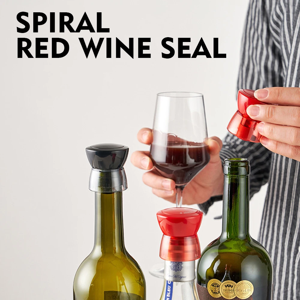 Rotary Vacuum Wine Stopper sealing cap Leak-proof Keeping Fresh Wine Corks Universal ABS Cap Reusable Bottle Stopper for Wine
Rotary Vacuum Wine Stopper sealing cap Leak-proof Keeping Fresh Wine Corks Universal ABS Cap Reusable Bottle Stopper for Wine