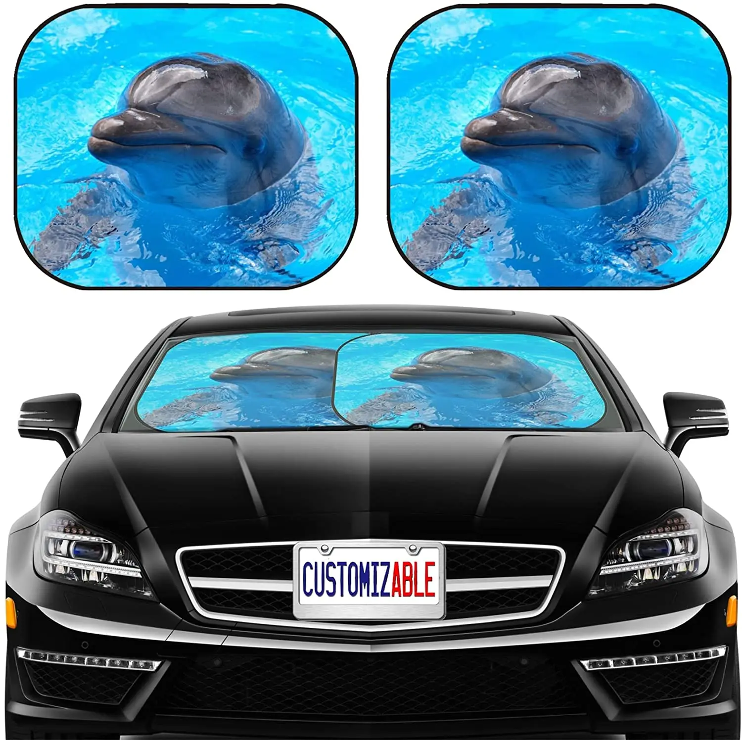 Car Sun Shade Windshield Sunshade Universal Fit 2 Pack, Block Sun Glare, UV and Heat, Protect Car Interior,
Car Sun Shade Windshield Sunshade Universal Fit 2 Pack, Block Sun Glare, UV and Heat, Protect Car Interior,