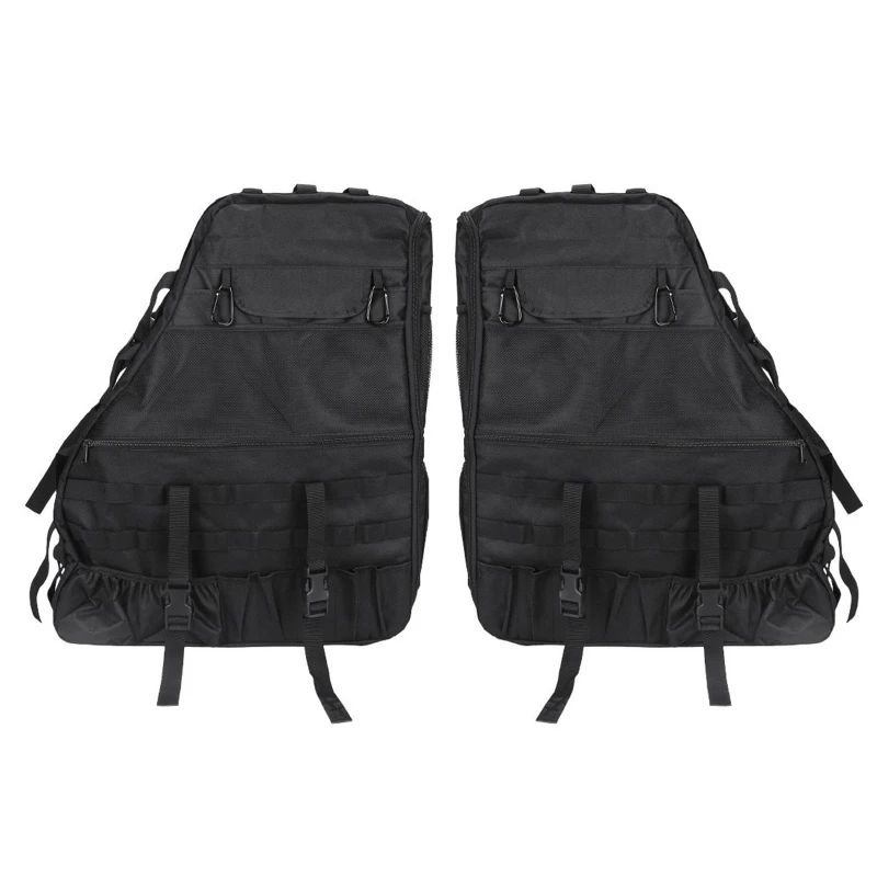 Black Storage Bag with Multi-Pockets Tool Kits for Wrangle JK TJ L Cargo Cage for Two / Four -Door
Black Storage Bag with Multi-Pockets Tool Kits for Wrangle JK TJ L Cargo Cage for Two / Four -Door