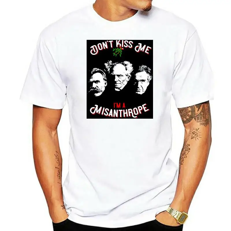 Nietzsche Schopenhauer Cioran No Kiss Misanthrope T Shirt Cotton Spring Autumn Slim Size S-5xl Personalized Fashion Unique Shirt
Nietzsche Schopenhauer Cioran No Kiss Misanthrope T Shirt Cotton Spring Autumn Slim Size S-5xl Personalized Fashion Unique Shirt
