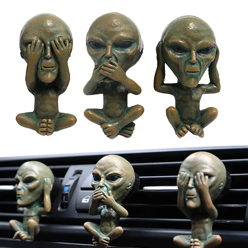 Funny Alien Fresheners Clips Set Of 3 Alien Statue Air Vent Clips Car Interior Accessories Alien Outlet Freshener Perfume Clips
Funny Alien Fresheners Clips Set Of 3 Alien Statue Air Vent Clips Car Interior Accessories Alien Outlet Freshener Perfume Clips