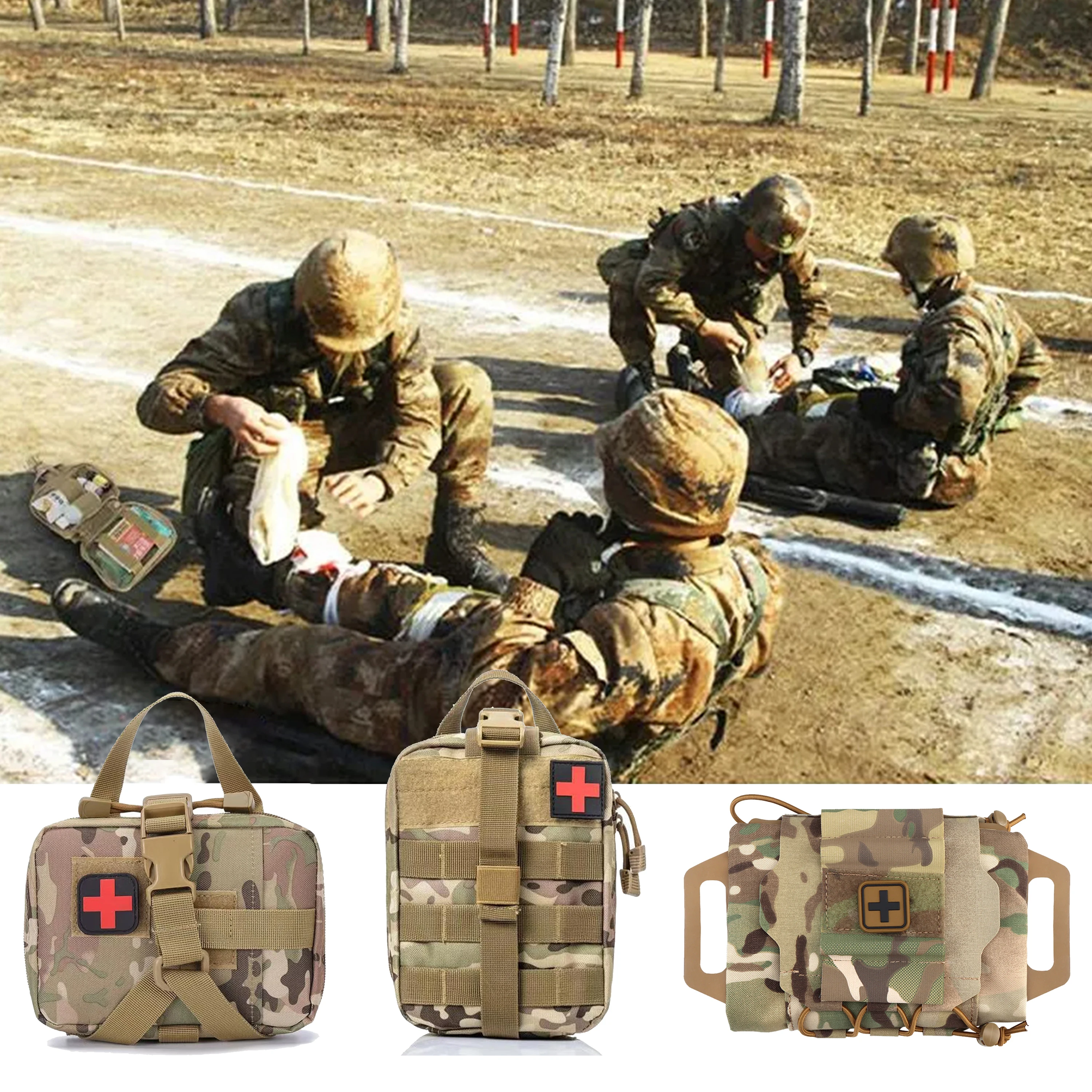 Military EDC tactical medical kit / rapid deployment first aid kit tactical military MOLLE kit / outdoor camping survival kit
Military EDC tactical medical kit / rapid deployment first aid kit tactical military MOLLE kit / outdoor camping survival kit