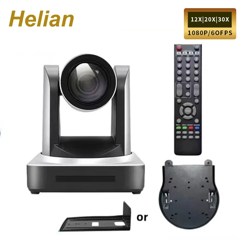 Helian POE 12x 20x 30x zoom 1080p60 hd video conference PTZ ip camera NDI support 3G-SDI with HDMI LAN output for Zoom meeting
Helian POE 12x 20x 30x zoom 1080p60 hd video conference PTZ ip camera NDI support 3G-SDI with HDMI LAN output for Zoom meeting