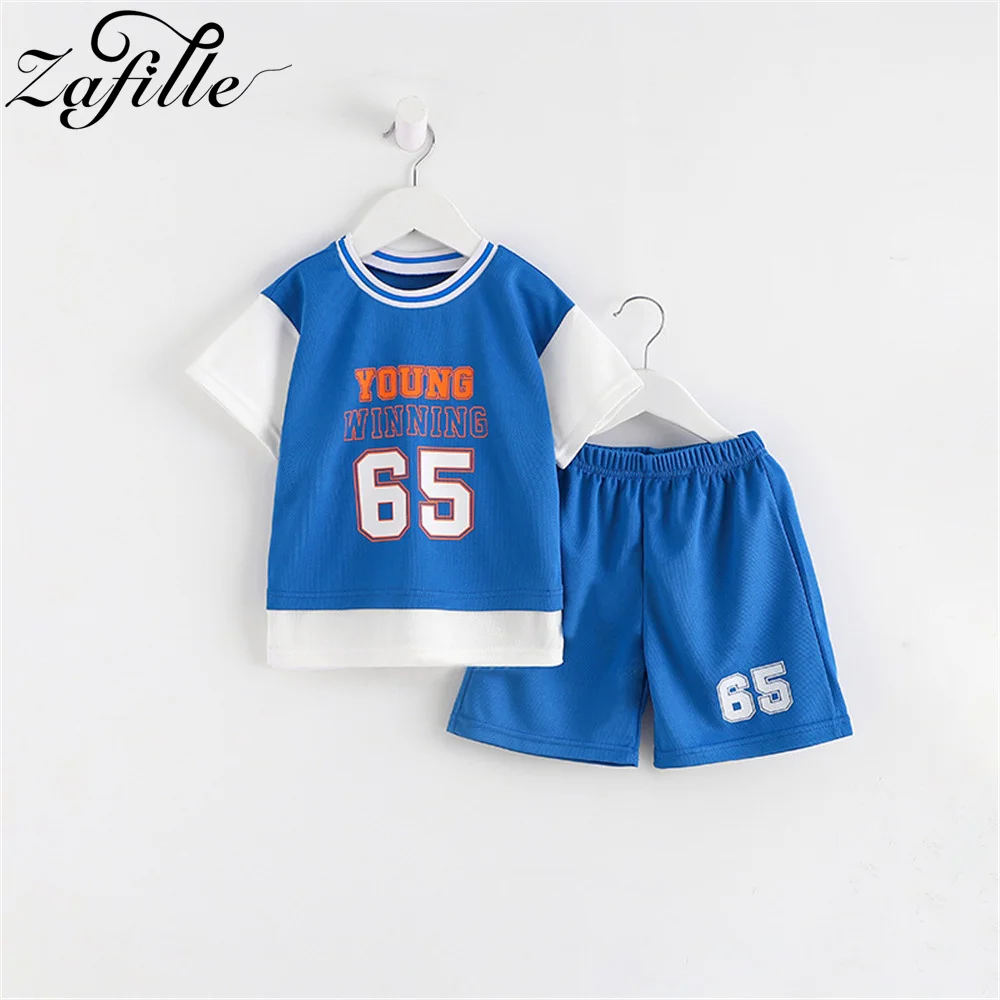 ZAFILLE Boys' Sports Basketball Suits Fake Two Tshirt+Shorts Summer Children Clothing Quick Drying Baby Clothes Girls Outwears
ZAFILLE Boys' Sports Basketball Suits Fake Two Tshirt+Shorts Summer Children Clothing Quick Drying Baby Clothes Girls Outwears