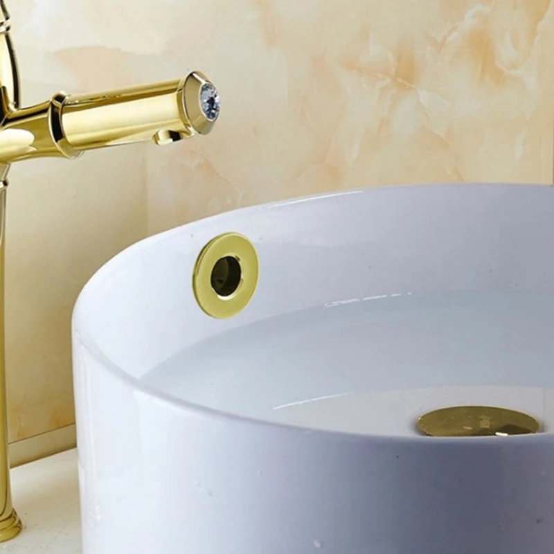 Bathroom Basin Faucet Sink Overflow Cover Brass Six-foot Ring Insert Replacement Hole Cover Cap Chrome Trim Bathroom Accessories
Bathroom Basin Faucet Sink Overflow Cover Brass Six-foot Ring Insert Replacement Hole Cover Cap Chrome Trim Bathroom Accessories