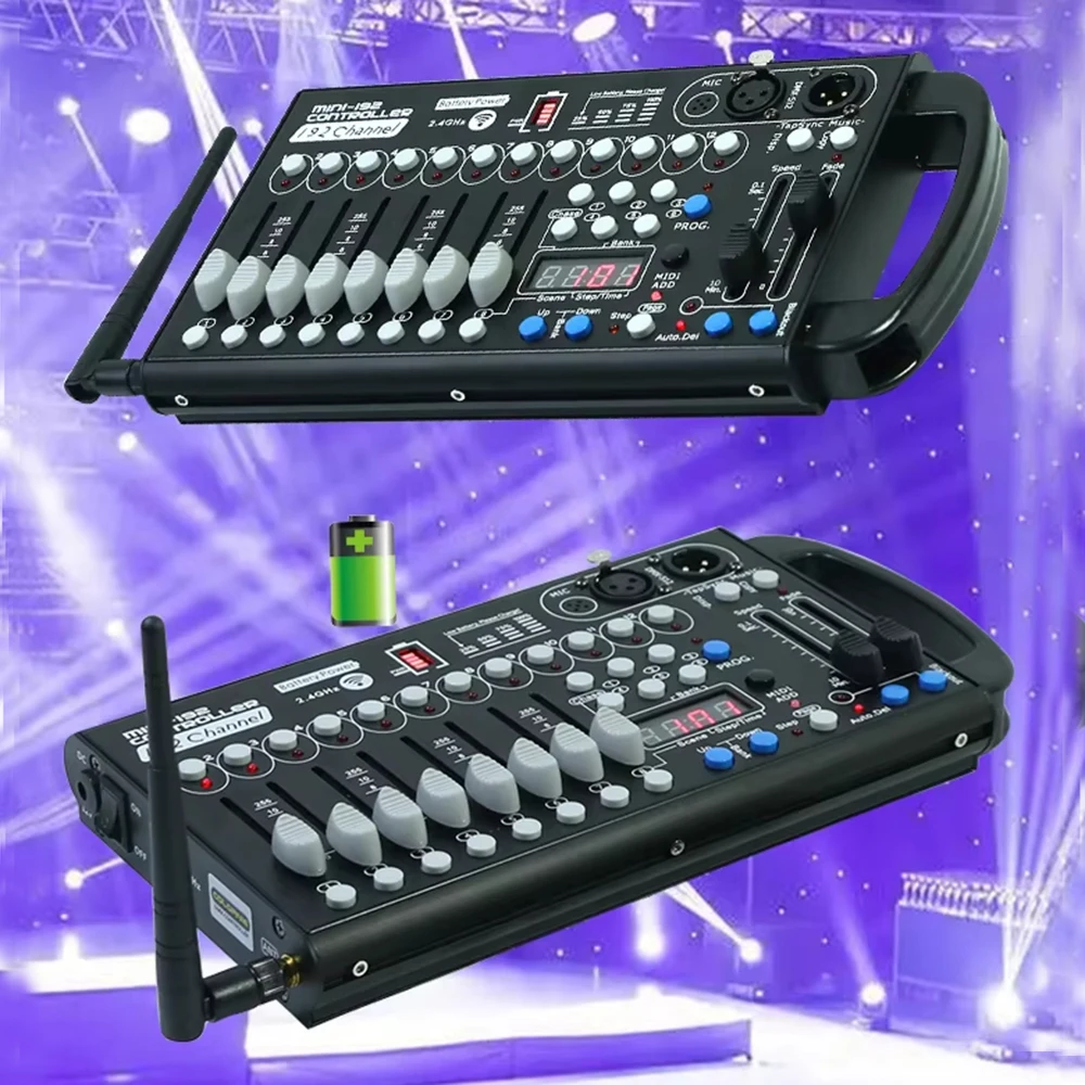 COLORNIE Беспроводная DMX-консоль 192CH
COLORNIE Беспроводная DMX-консоль 192CH