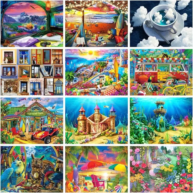 GATYZTORY Painting By Number Landscape Drawing On Canvas Handpainted Painting Art Gift Diy Frame Pictures By Number Kits Home De
GATYZTORY Painting By Number Landscape Drawing On Canvas Handpainted Painting Art Gift Diy Frame Pictures By Number Kits Home De