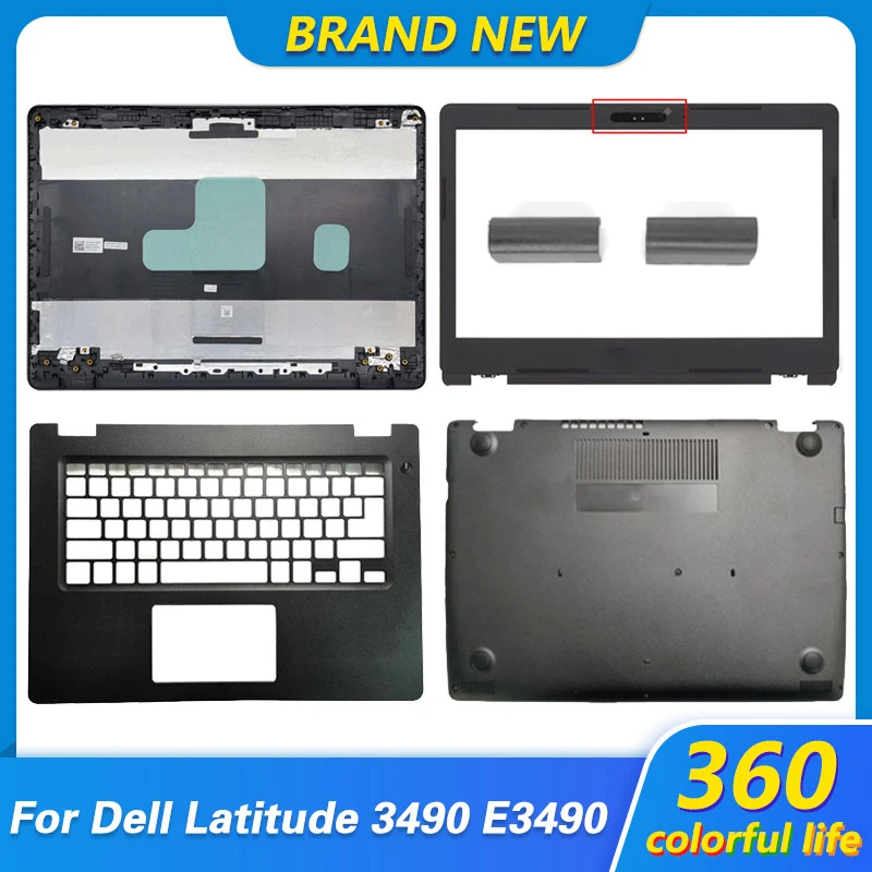 NEW For Dell Latitude E3490 3490 Series 14" LCD Back Cover Front Bezel Palmrest Bottom Case Rear Lid Top Case AA1404 Black 
NEW For Dell Latitude E3490 3490 Series 14" LCD Back Cover Front Bezel Palmrest Bottom Case Rear Lid Top Case AA1404 Black