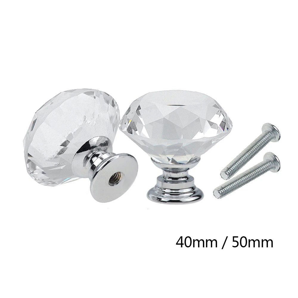 10Pcs/set 40/50mm Diamond Shape Design Crystal Glass Knobs Cupboard Drawer Pull Kitchen Cabinet Door Wardrobe Handles Hardware
10Pcs/set 40/50mm Diamond Shape Design Crystal Glass Knobs Cupboard Drawer Pull Kitchen Cabinet Door Wardrobe Handles Hardware