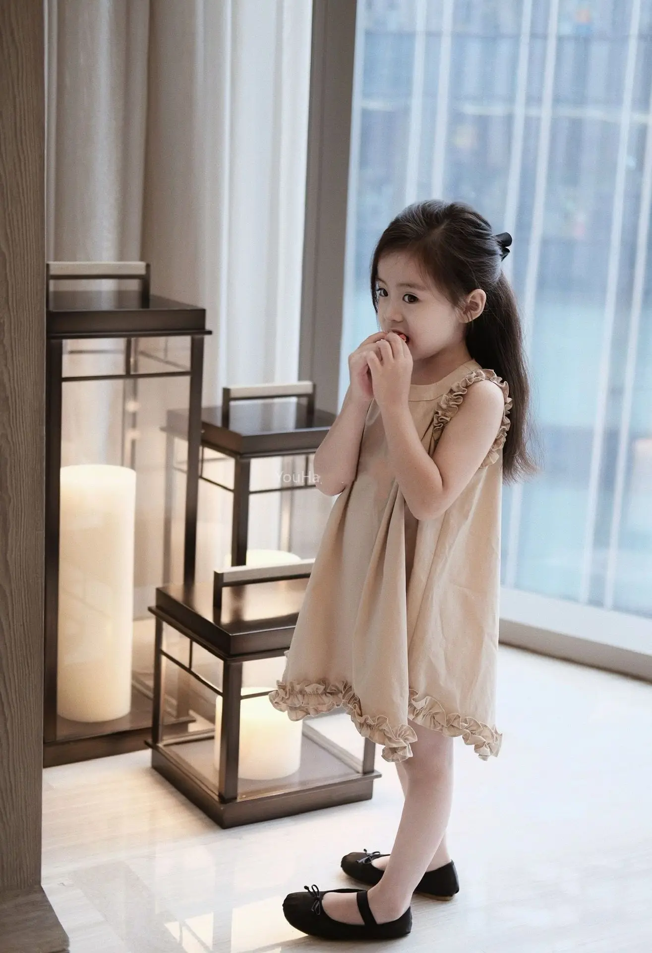 Girls Casual Dress Summer New Sleeveless Vest Children Summer Cotton Princess Style Round Collar Lace Casual Simple Loose 
Girls Casual Dress Summer New Sleeveless Vest Children Summer Cotton Princess Style Round Collar Lace Casual Simple Loose
