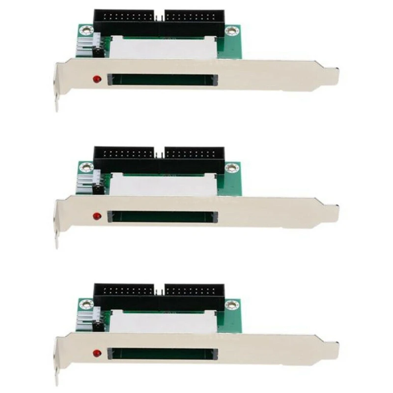 3X 40-Pin Cf Compact Flash Card To 3.5 Ide Converter Adapter Pci Bracket Back Panel
3X 40-Pin Cf Compact Flash Card To 3.5 Ide Converter Adapter Pci Bracket Back Panel