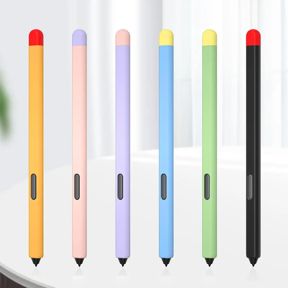 Newest Silicone Case Contrast Color Pen Pencil Protective Sleeve Stylus Touch-control Pen Cover Compatible For Galaxy Tab S-pen
Newest Silicone Case Contrast Color Pen Pencil Protective Sleeve Stylus Touch-control Pen Cover Compatible For Galaxy Tab S-pen