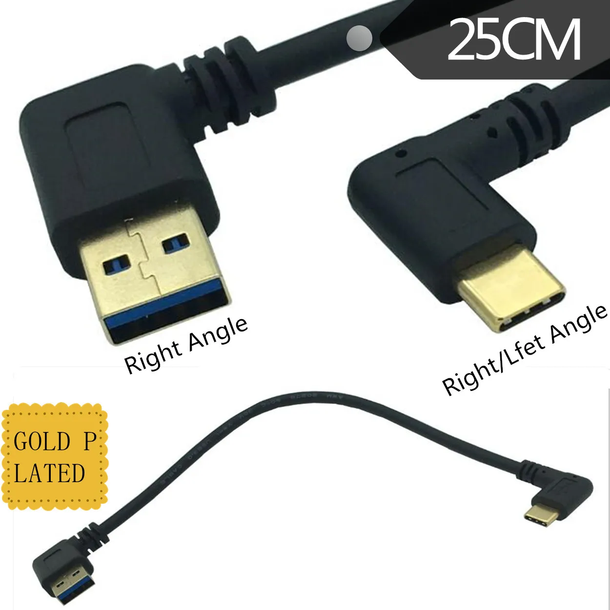 USB 0,25 AM с правым изгибом/Type-C с боковым изгибом 
USB 0,25 AM с правым изгибом/Type-C с боковым изгибом
