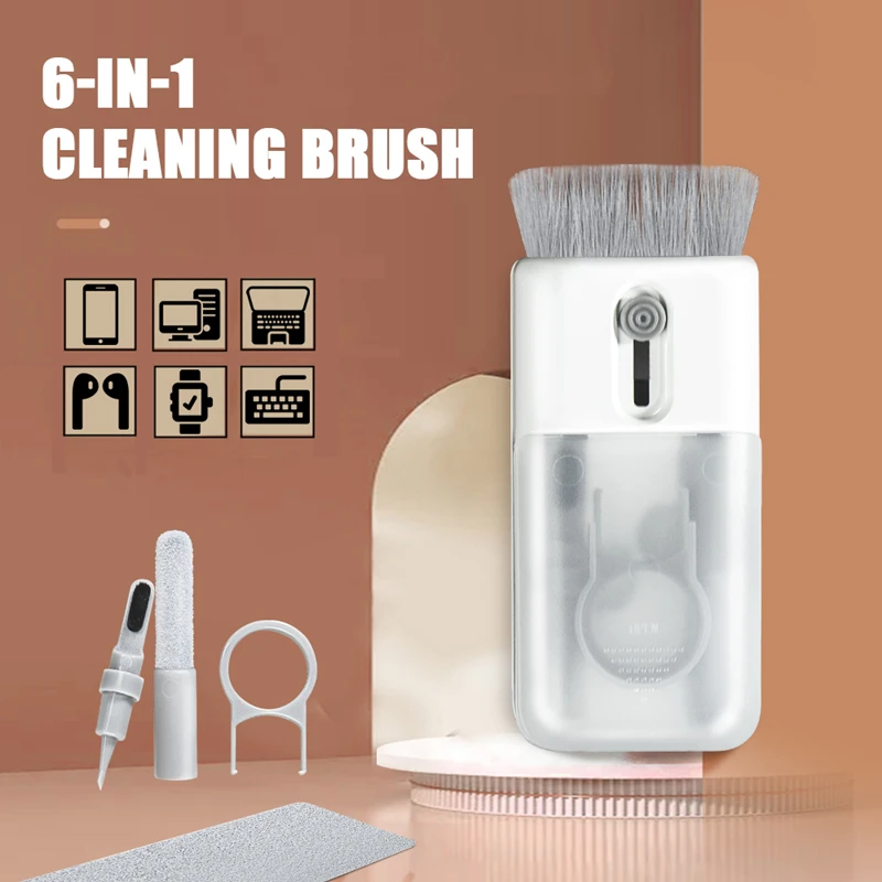 6in1 Cleaning Brush for Bluetooth Earphone Box Cleaning Pen Tools for Airpods Phone PC Screen Polishing Cloth Keyboard Clean Kit
6in1 Cleaning Brush for Bluetooth Earphone Box Cleaning Pen Tools for Airpods Phone PC Screen Polishing Cloth Keyboard Clean Kit