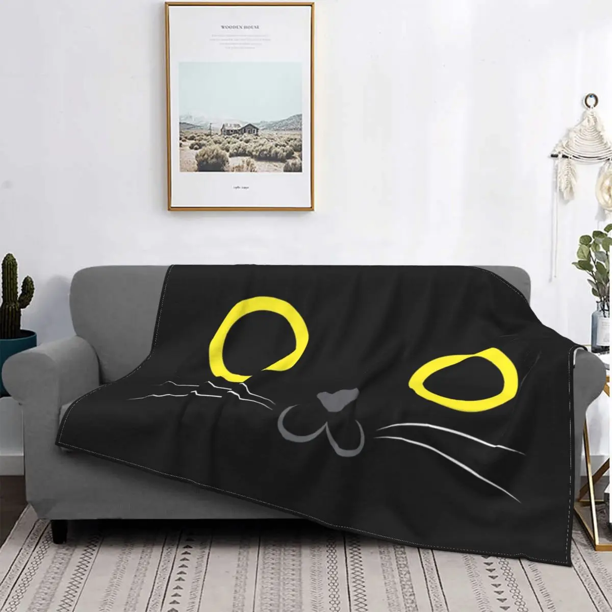 Black Cat Blanket Fleece Summer Cute Pet Simple Style Breathable Super Soft Throw Blanket for Bedding Office Bedding Throws 1
Black Cat Blanket Fleece Summer Cute Pet Simple Style Breathable Super Soft Throw Blanket for Bedding Office Bedding Throws 1