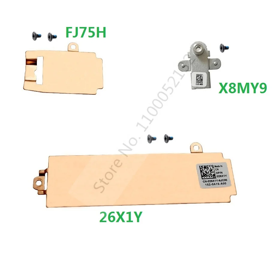 PXNWV X8MY9 0X8MY9 FJ75H 26X1Y 026X1Y For Dell G15 5510 5511 5515 Laptops M.2 NVME 2230 2280 SSD Bracket Storage Card Heatsink
PXNWV X8MY9 0X8MY9 FJ75H 26X1Y 026X1Y For Dell G15 5510 5511 5515 Laptops M.2 NVME 2230 2280 SSD Bracket Storage Card Heatsink