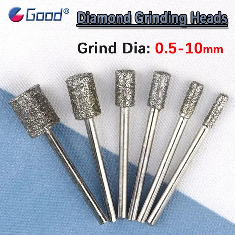 5 шт., алмазная головка цилиндра 0,5-10 мм
5 шт., алмазная головка цилиндра 0,5-10 мм