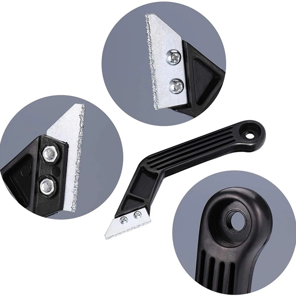 Black Beveled Handle Scraper Combination Replacement Blade Gap Grout Remover Tool Kit Wall Floor Tiles Joint Cleaner Tool
Black Beveled Handle Scraper Combination Replacement Blade Gap Grout Remover Tool Kit Wall Floor Tiles Joint Cleaner Tool
