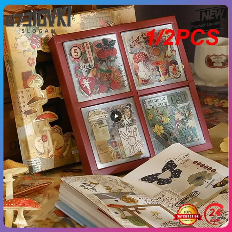 1/2 шт. винтажная наклейка в виде бабочки Mr.paperVintage подарочная коробка в эстетике цветов грибов скрапбукинг украшения канцелярские наклейки
1/2 шт. винтажная наклейка в виде бабочки Mr.paperVintage подарочная коробка в эстетике цветов грибов скрапбукинг украшения канцелярские наклейки