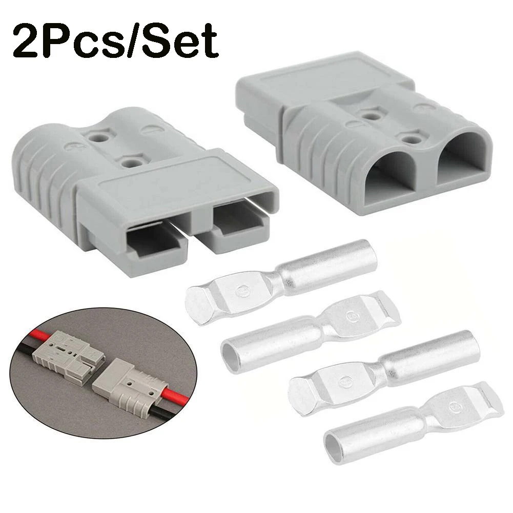 For Anderson Plugs Electric Car Plug Gray Lithium Battery Charging Plug Plug Cable With 4x Terminals 2pcs 50AMP
For Anderson Plugs Electric Car Plug Gray Lithium Battery Charging Plug Plug Cable With 4x Terminals 2pcs 50AMP