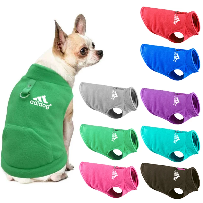Adidog Dog Clothes Winter Warm Fleece Pet Vest French Bulldog Fashion Dog Shirt Chihuahua Yorkshire Puppy Clothing Wholesaler
Adidog Dog Clothes Winter Warm Fleece Pet Vest French Bulldog Fashion Dog Shirt Chihuahua Yorkshire Puppy Clothing Wholesaler