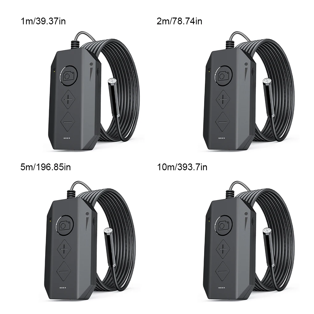 Endoscope IP67 Waterproof WiFi Zoomable 8LED Viewing Inspection Camera Flexible Portable Electric Borescope 2m
Endoscope IP67 Waterproof WiFi Zoomable 8LED Viewing Inspection Camera Flexible Portable Electric Borescope 2m