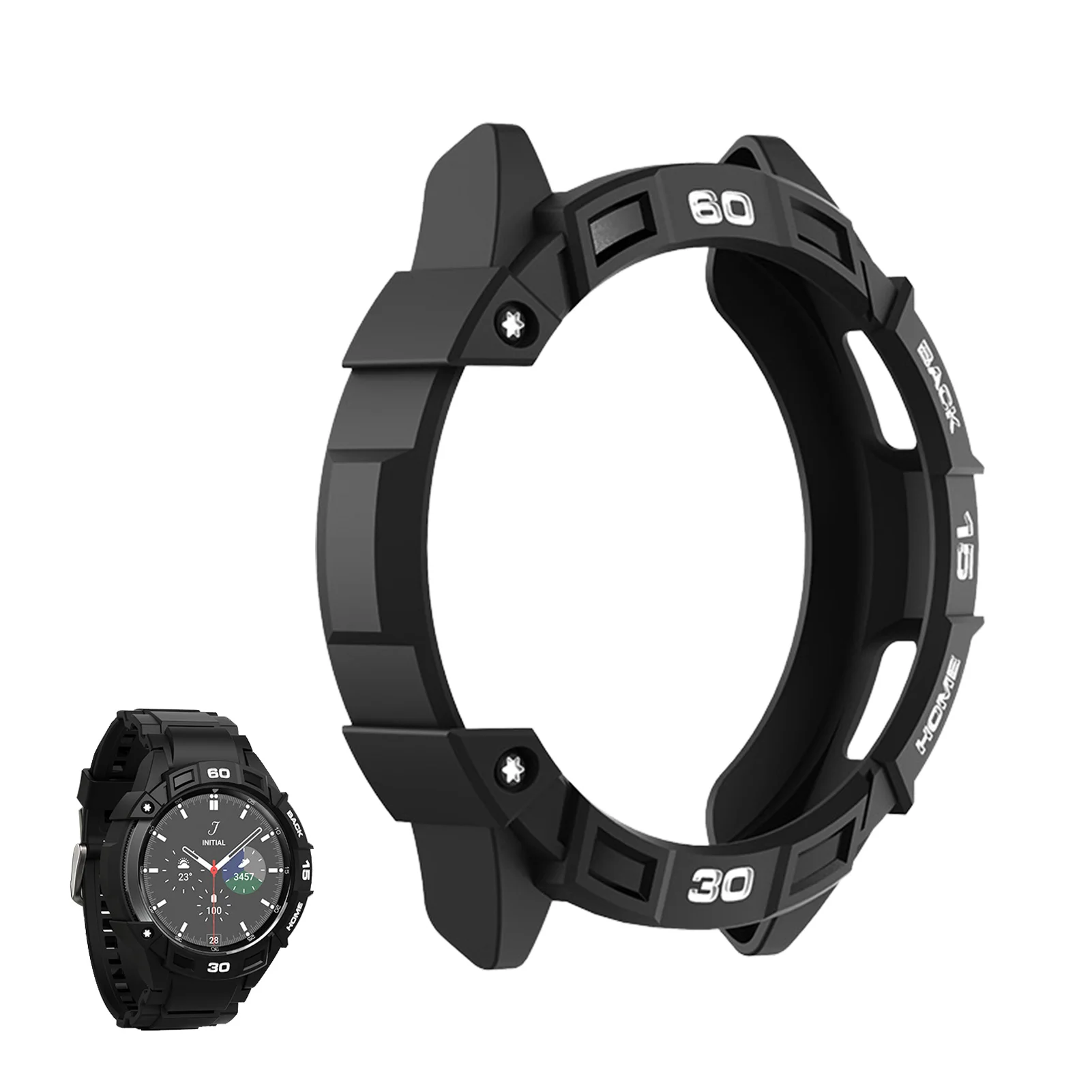Чехол для часов Galaxy Watch 4 46 мм, защита экрана часов, полное покрытие, защита от столкновений, аксессуары для умных часов
Чехол для часов Galaxy Watch 4 46 мм, защита экрана часов, полное покрытие, защита от столкновений, аксессуары для умных часов