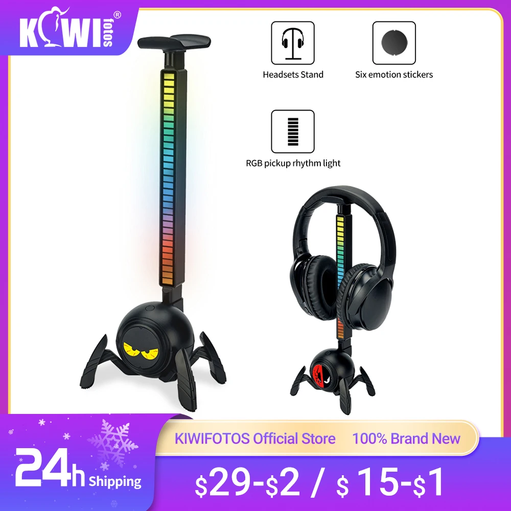 Pickup Rhythm Light PC Gaming Headset Holder RGB Light Headphone Stand Holder Earphone Hanger Bracket PC Headsets Support Rack
Pickup Rhythm Light PC Gaming Headset Holder RGB Light Headphone Stand Holder Earphone Hanger Bracket PC Headsets Support Rack