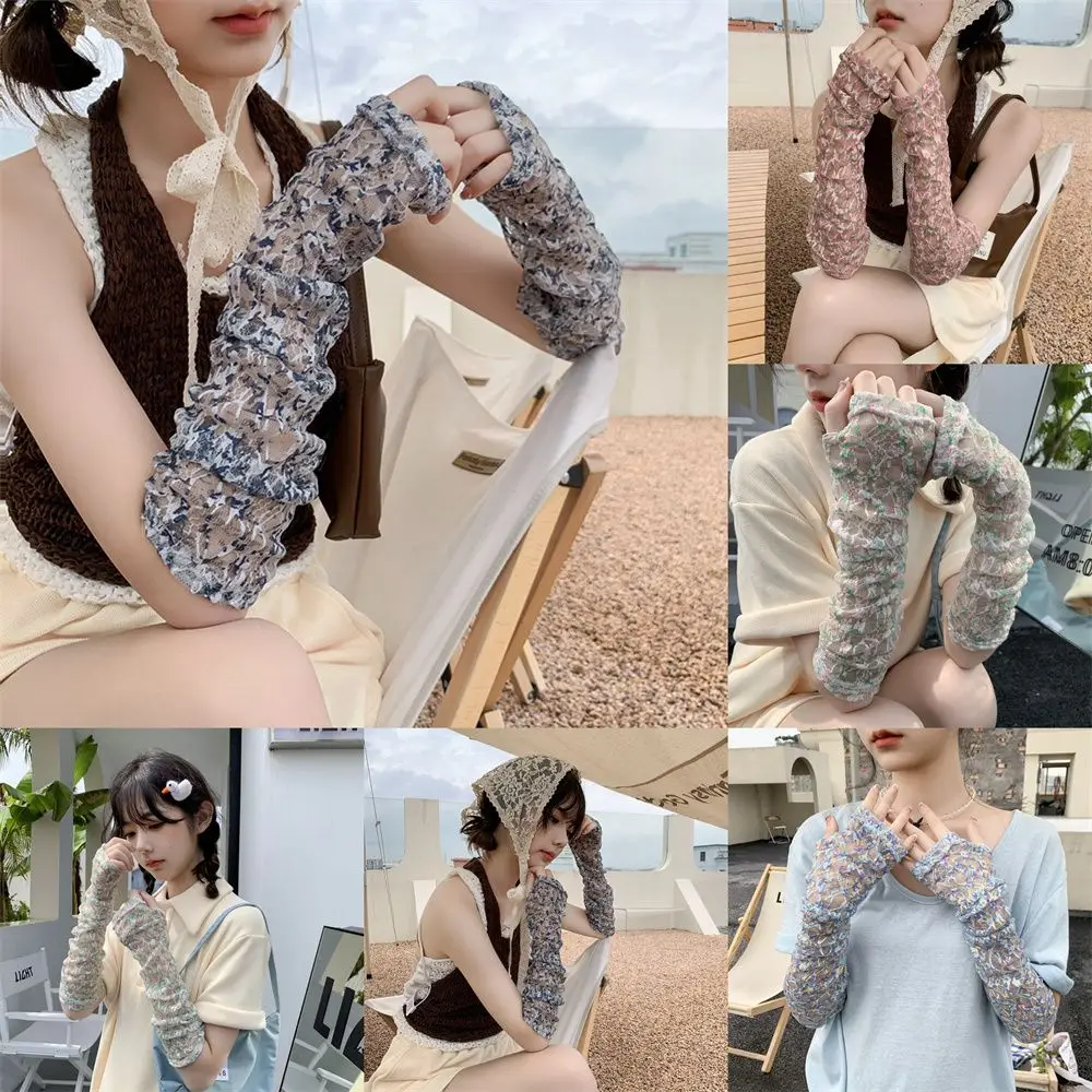 Sport Arm Sleeves Ice Silk Sunscreen Summer UV Sun Protect Sleeve Loose Thin Lace Gloves Women Gloves Outdoor Driving Cycling
Sport Arm Sleeves Ice Silk Sunscreen Summer UV Sun Protect Sleeve Loose Thin Lace Gloves Women Gloves Outdoor Driving Cycling