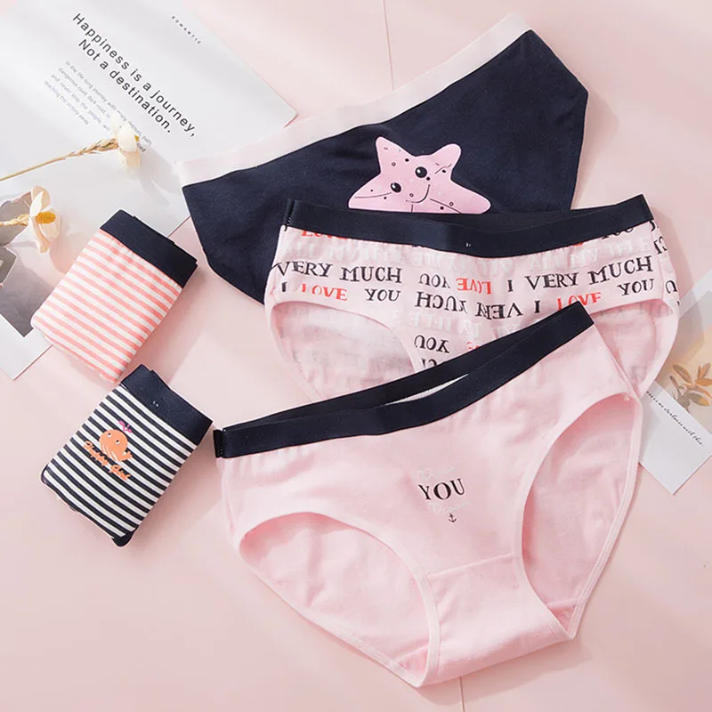 M-2XL Cotton Stripe Panties Female Underpants Sexy Panties for Women Briefs Underwear Plus Size Pantys Lingerie Briefs
M-2XL Cotton Stripe Panties Female Underpants Sexy Panties for Women Briefs Underwear Plus Size Pantys Lingerie Briefs