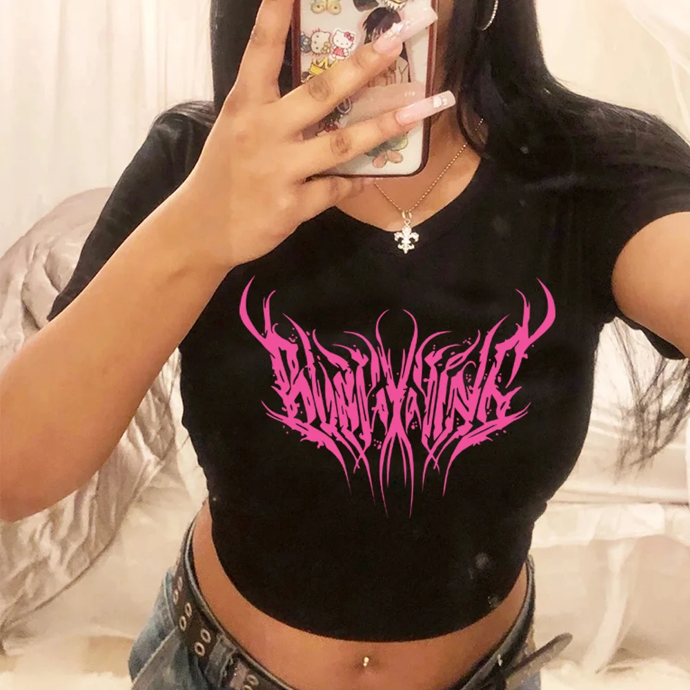 Y2K Baby Tee cyber y2k streetwear crop top girl 90s korean fashion Kawaii gothic t-shirts
Y2K Baby Tee cyber y2k streetwear crop top girl 90s korean fashion Kawaii gothic t-shirts