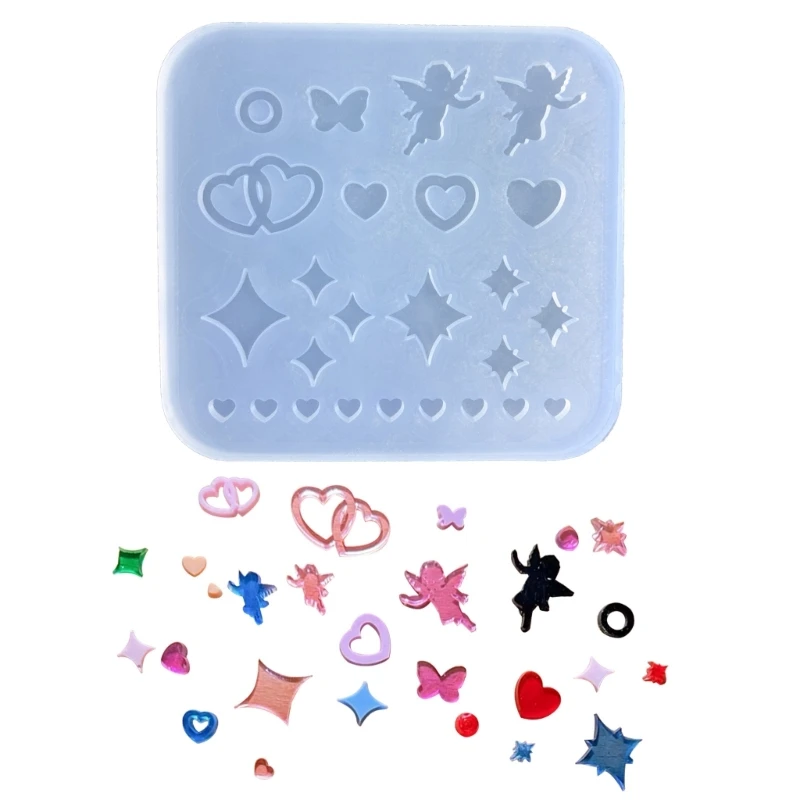 Resin Shaker Fillings Mold,Silicone Angel Mold Epoxy Resin Mold Filler Casting Filling Mold for Jewelry Making
Resin Shaker Fillings Mold,Silicone Angel Mold Epoxy Resin Mold Filler Casting Filling Mold for Jewelry Making