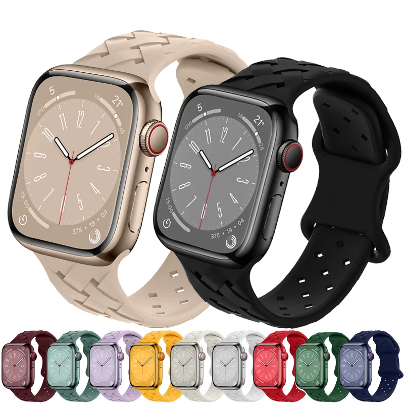 Силиконовый ремешок для Apple Watch Band 44 мм 45 мм 49 мм 40 мм 38 мм, браслет для часов Apple Watch Series 3 4 5 6 7 8 SE Ultra
Силиконовый ремешок для Apple Watch Band 44 мм 45 мм 49 мм 40 мм 38 мм, браслет для часов Apple Watch Series 3 4 5 6 7 8 SE Ultra