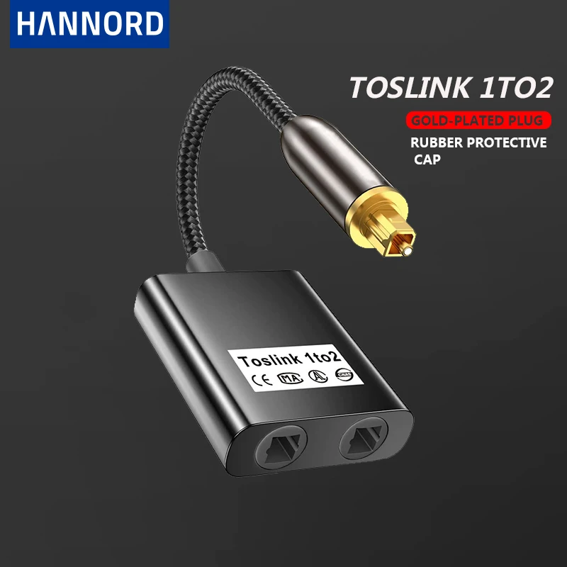 

SPDIF Optical Toslink Optical Fiber Audio fiber splitter 1 Male Input to 2 Female Output For HDTV DVD Player PS4 Headphone