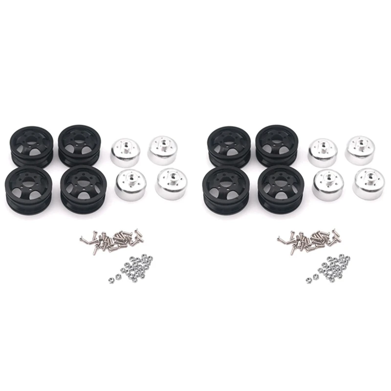 2 Set Upgrade Metal Wheel Rim Kit Wheel Hub For WPL B1 B-1 B14 B-14 B16 B-16 B24 B-24 C14 C-14 B36 With Screws,Black
2 Set Upgrade Metal Wheel Rim Kit Wheel Hub For WPL B1 B-1 B14 B-14 B16 B-16 B24 B-24 C14 C-14 B36 With Screws,Black