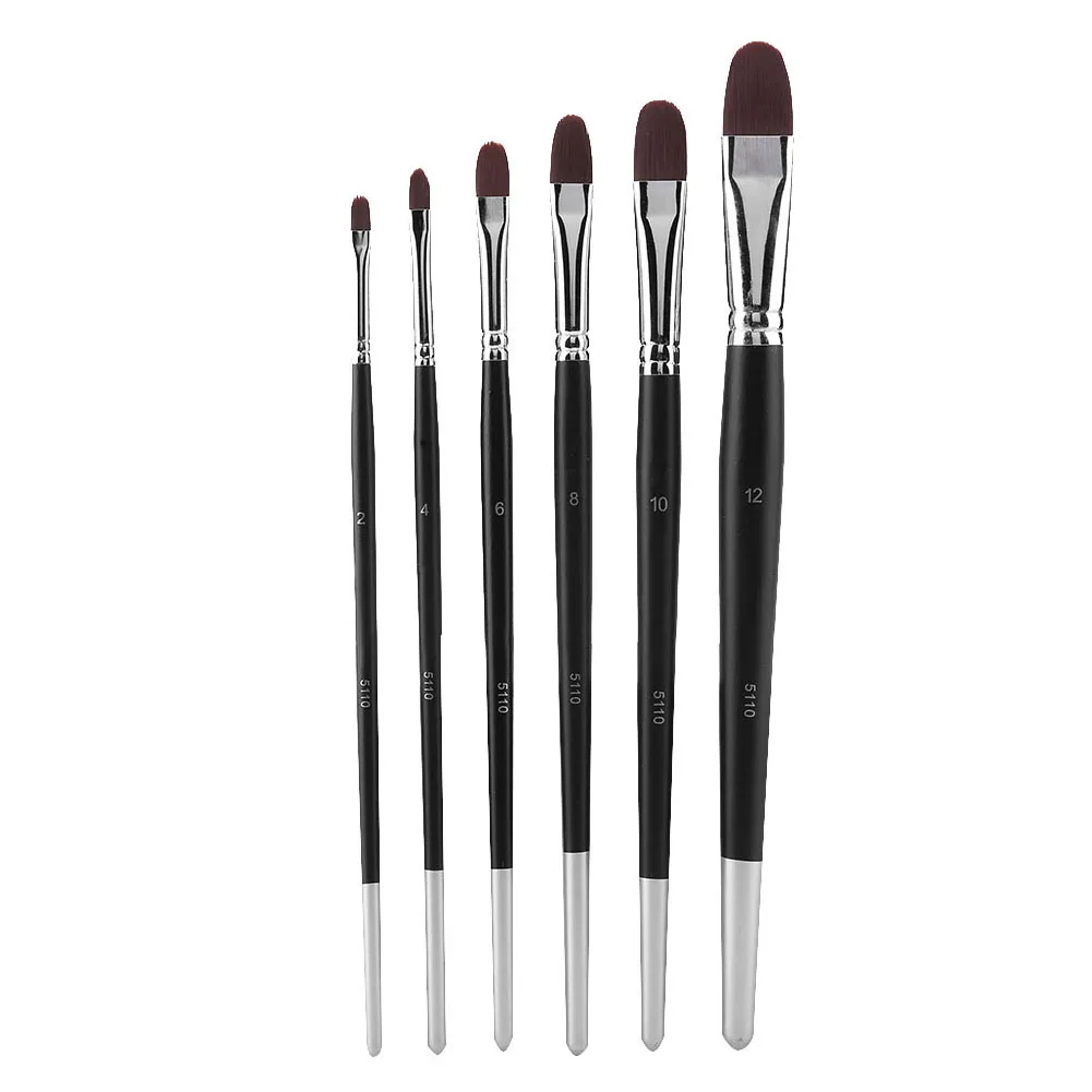 6pcs Horse Hair Paint Brushes Set Artist Paint Brushes for Gouache Watercolor Painting (Black)
6pcs Horse Hair Paint Brushes Set Artist Paint Brushes for Gouache Watercolor Painting (Black)