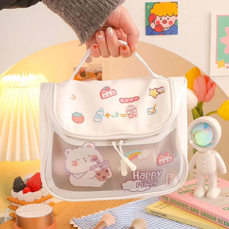 Transparent Simple Large Capacity Pencil Bag Pencil Case Holder Travel Portable Cosmetic Storage Bag Student School Pouch Office
Transparent Simple Large Capacity Pencil Bag Pencil Case Holder Travel Portable Cosmetic Storage Bag Student School Pouch Office