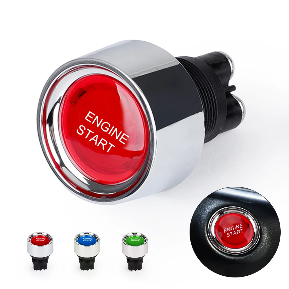 12V/24V DC 50A Car Engine Start Button Keyless Start Button Ignition Starter For Racing Button With Removable Chrome Surround
12V/24V DC 50A Car Engine Start Button Keyless Start Button Ignition Starter For Racing Button With Removable Chrome Surround