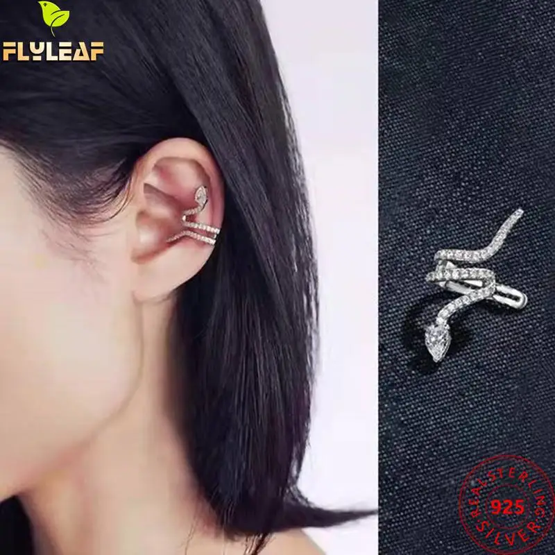 Silver Zircon Snake Clip Earrings For Women Original Design Femme Fashion Jewelry 2022 New Arrival
Silver Zircon Snake Clip Earrings For Women Original Design Femme Fashion Jewelry 2022 New Arrival