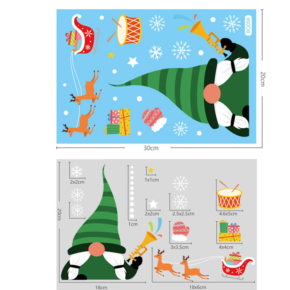 Xmas Stickers PVC For Walls Tiles Glass Bathrooms Offices Dormitories Santa Elk Snowman Electrostatic Stickers Christmas Decor
Xmas Stickers PVC For Walls Tiles Glass Bathrooms Offices Dormitories Santa Elk Snowman Electrostatic Stickers Christmas Decor