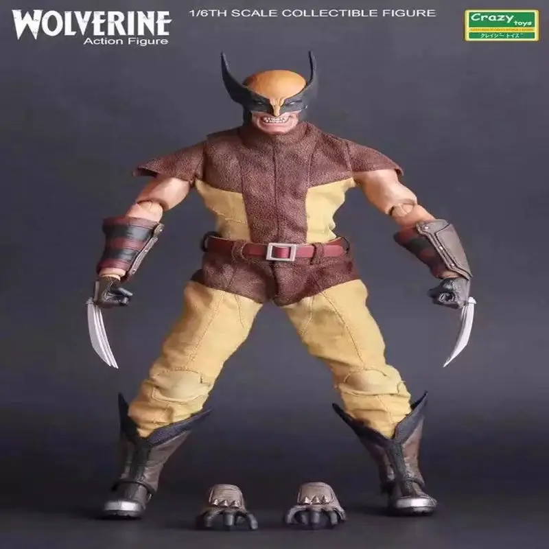 

1:6 X-men Marvels Super Hero Wolverine Logan Articulated PVC Action Figure Collectible Model Toy