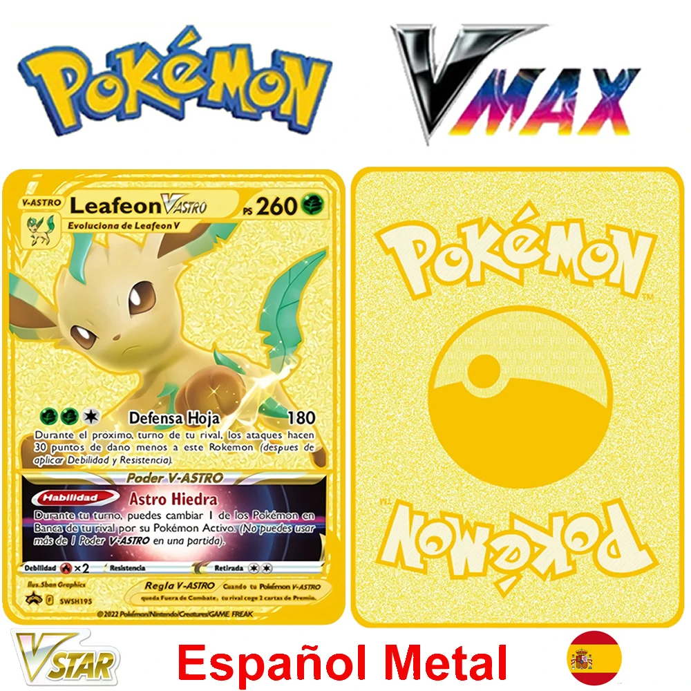Pokemon Vstar Arceus Metal Cards New Vmax Spanish Charizard Gold Metal Pokemon Super Game Collection Anime Card Collection Toy
Pokemon Vstar Arceus Metal Cards New Vmax Spanish Charizard Gold Metal Pokemon Super Game Collection Anime Card Collection Toy